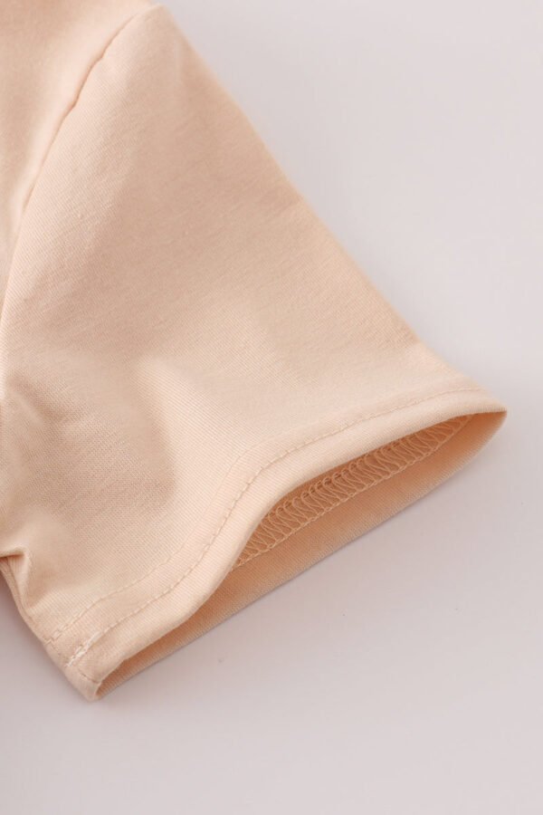 Beige french knot shorts set - Image 3