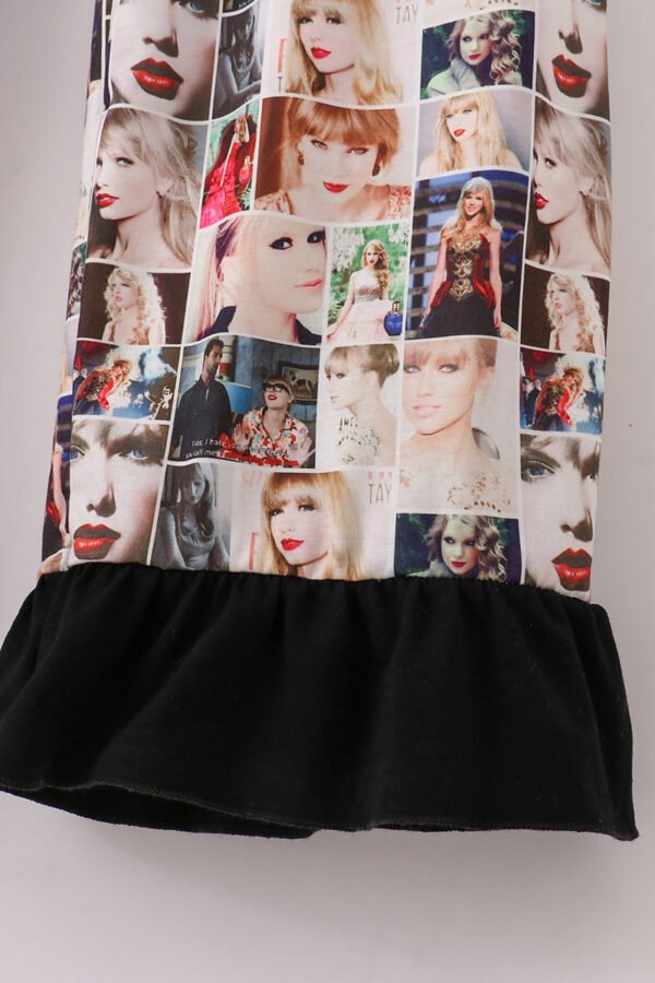 Black music fan zipper women pajamas set - Image 5