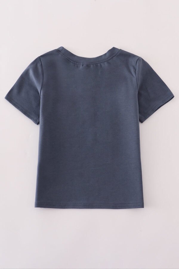 Blue embroidery top - Image 4