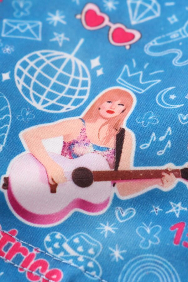 Blue music fan girl pajamas set - Image 3