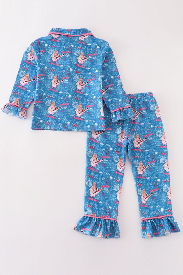 Blue music fan girl pajamas set - Image 6