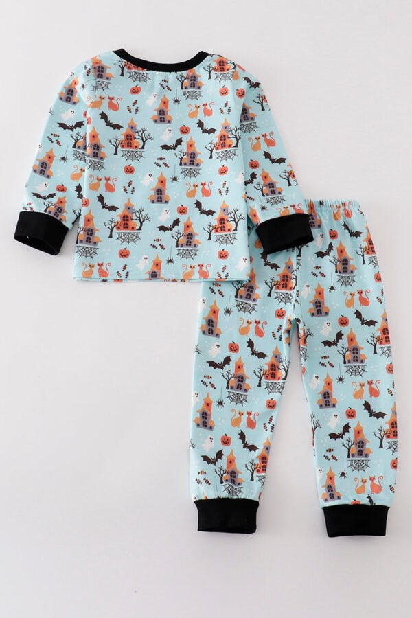 Blue halloween boy pajamas set - Image 6