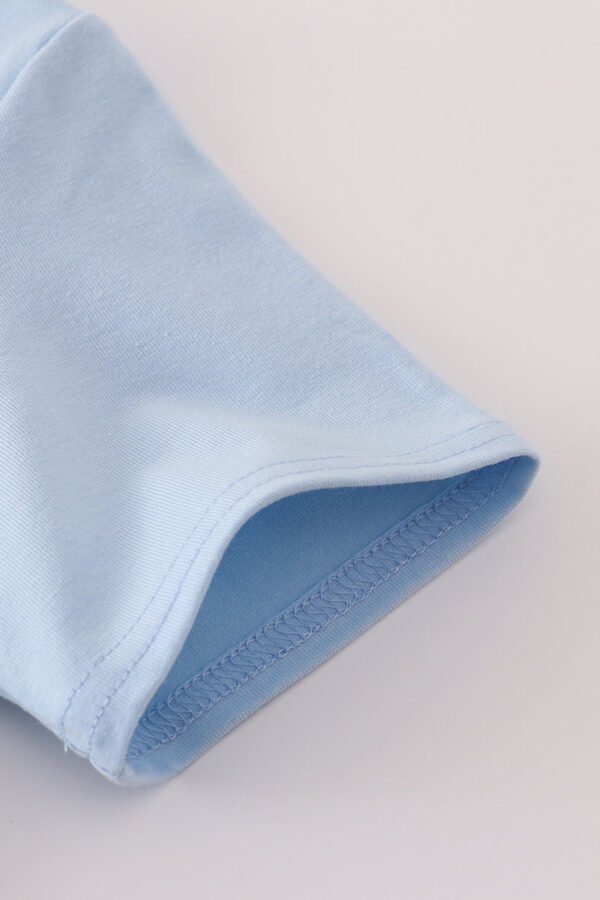 Blue embroidery top - Image 3
