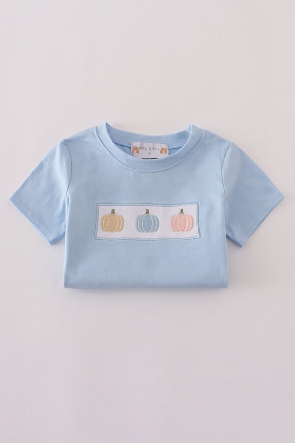 Blue embroidery top - Image 5