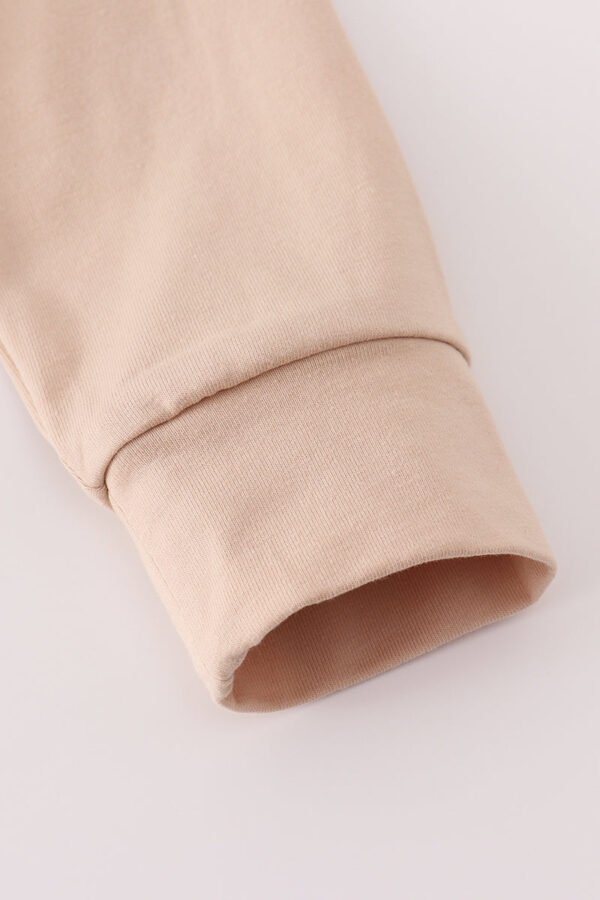 Beige turkey french knot top - Image 2