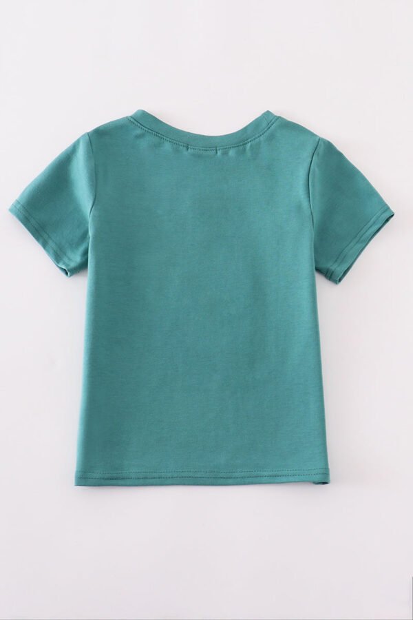 Blue deer applique top - Image 4