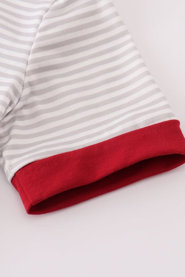 Alabama polka dot elephant french knot stripe top - Image 3