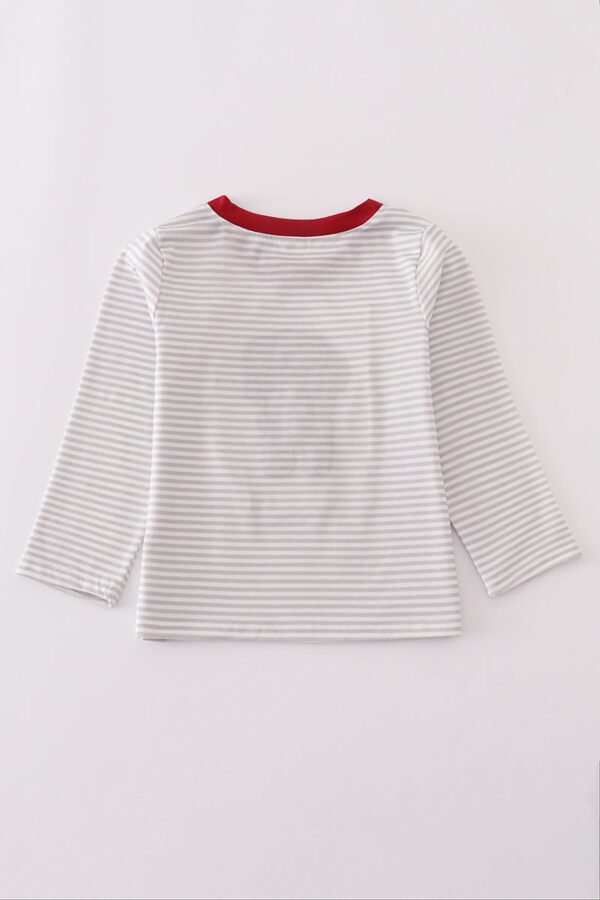 Alabama polka dot elephant french knot top - Image 4