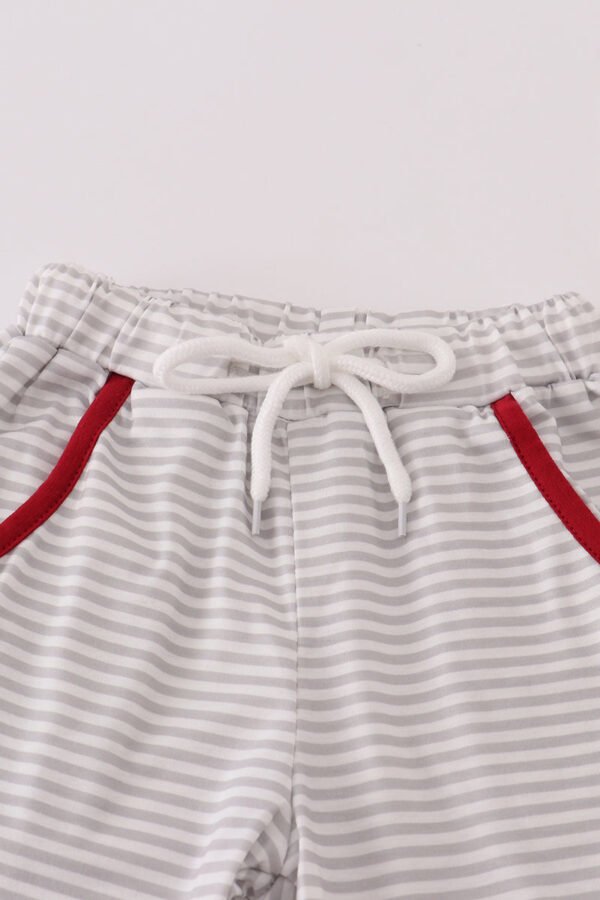 Alabama stripe elephant french knot pants set - Image 4