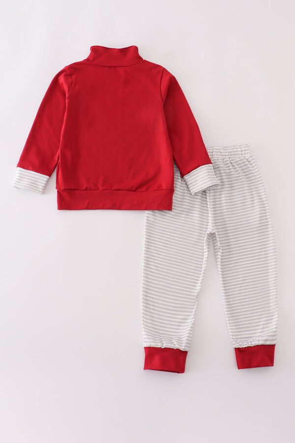 Alabama stripe elephant french knot pants set - Image 5