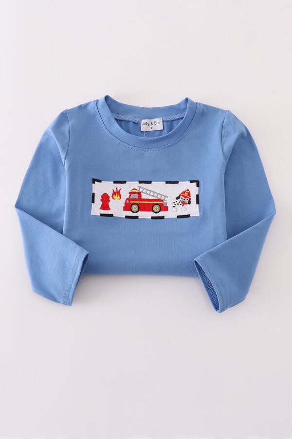 Blue fire fighter top - Image 5