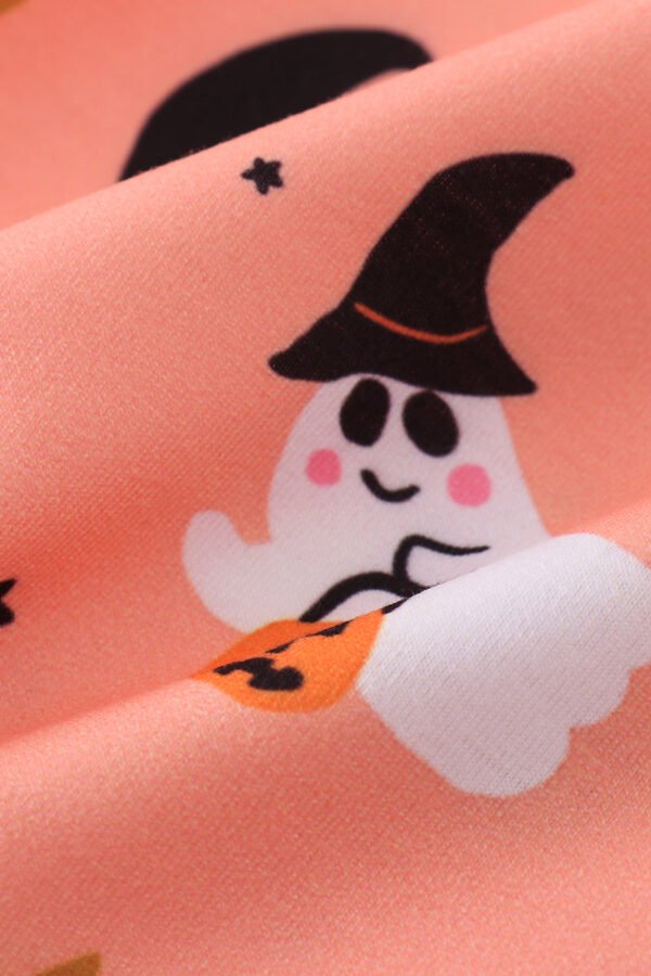Premium Orange halloween ghost top - Image 3