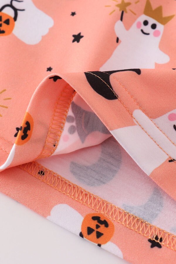 Premium Orange halloween ghost top - Image 4