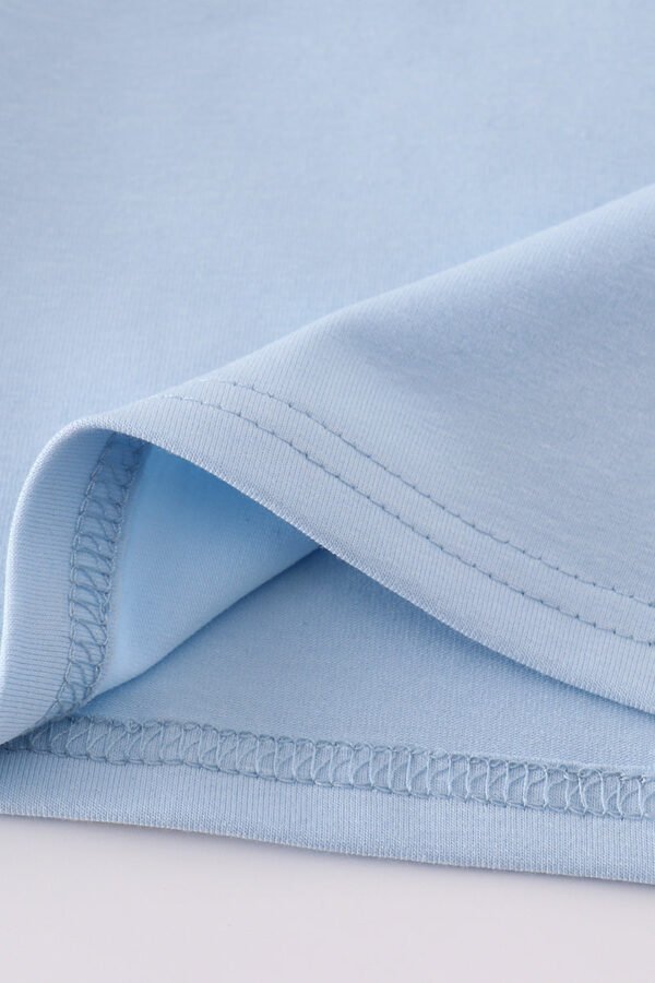 Blue character french knot top - Image 3
