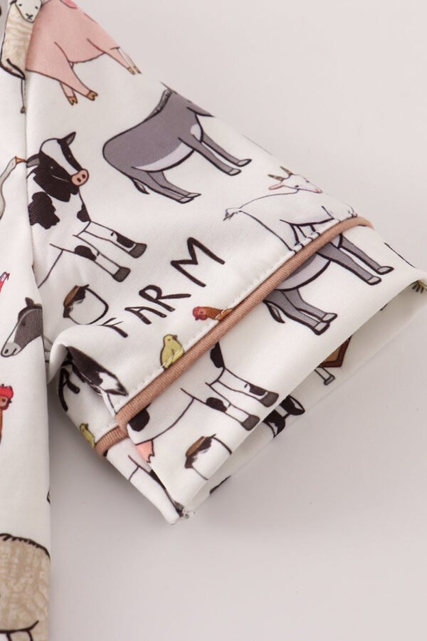 Beige farm girl pajamas set - Image 3