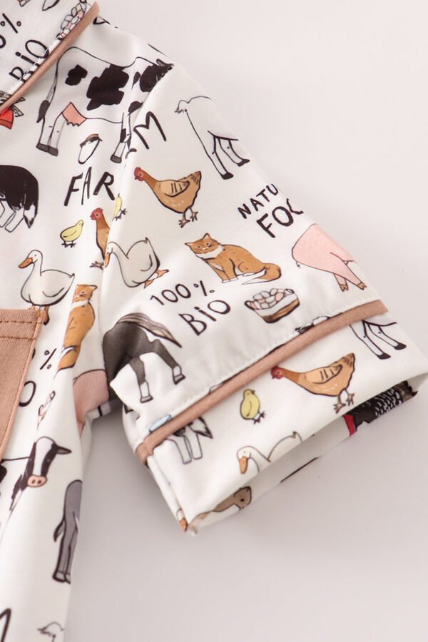 Beige farm boy pajamas set - Image 3
