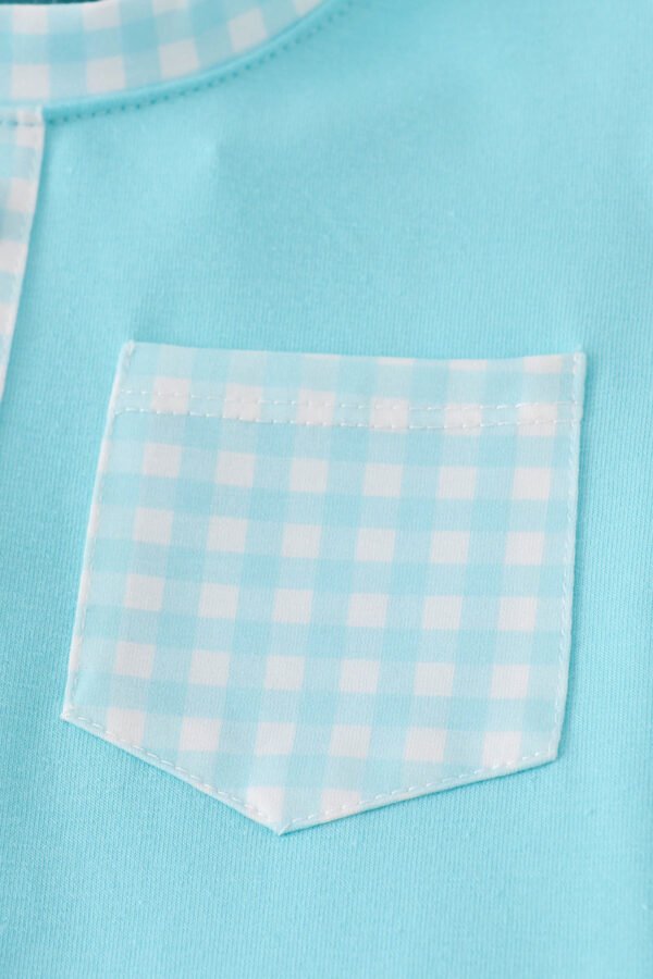 Blue aqua meadow boy set - Image 2