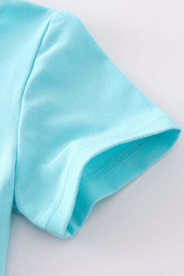 Blue aqua meadow boy set - Image 3