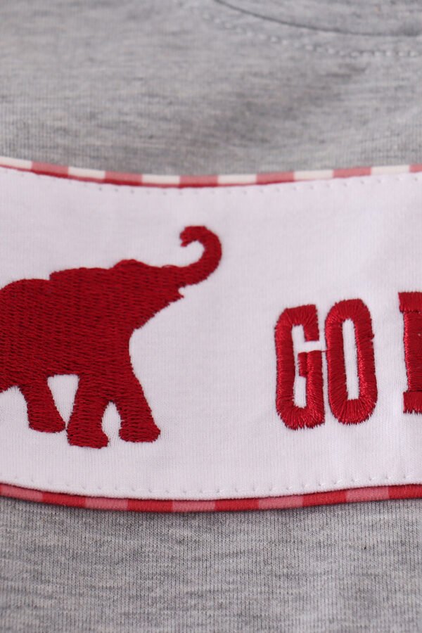Alabama embroidery gingham pants set - Image 2