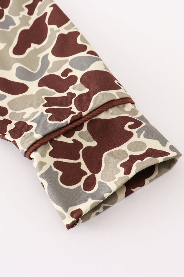 Camouflage antler embroidery women gown - Image 2