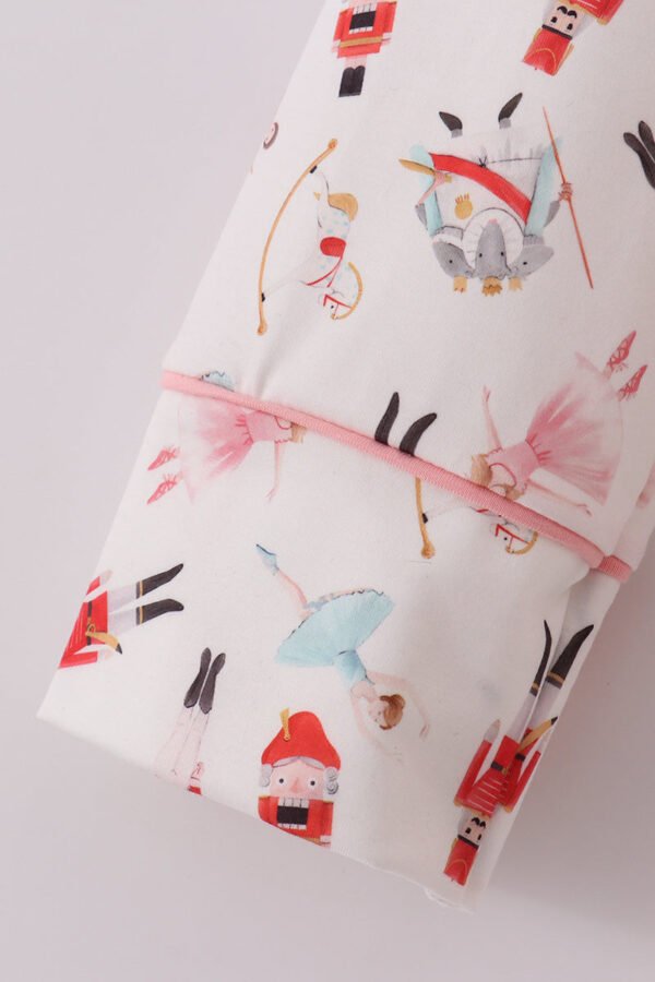 Christmas nutcracker print women gown - Image 2