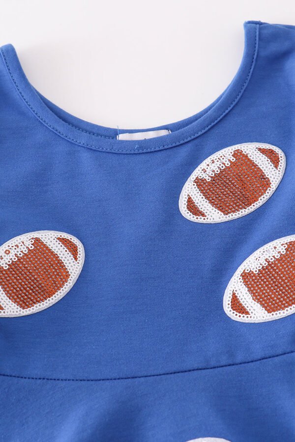 Blue football sequin dress - Image 2