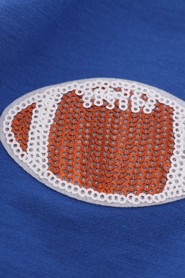 Blue football sequin dress - Image 3