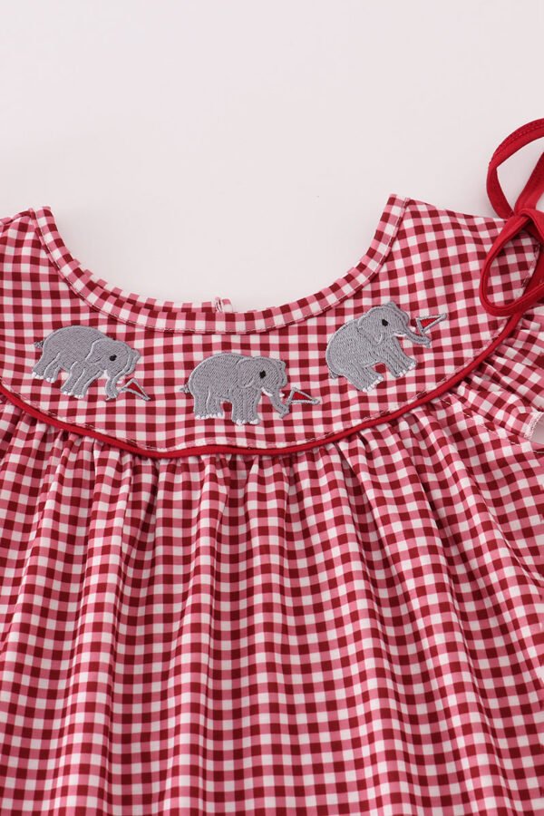 Alabama roll tide elephant embroidery dress - Image 2