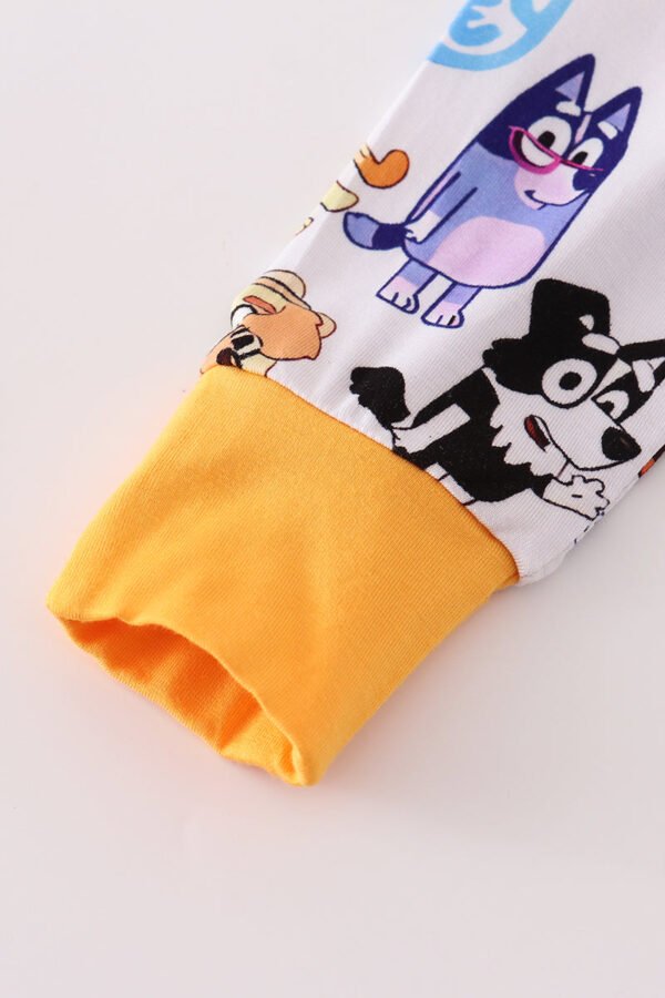 Character print bamboo pajamas romper - Image 4
