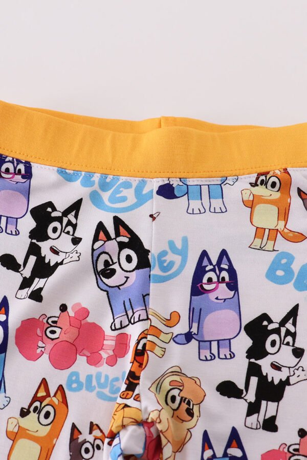 Character print bamboo 2pc pajamas set - Image 3