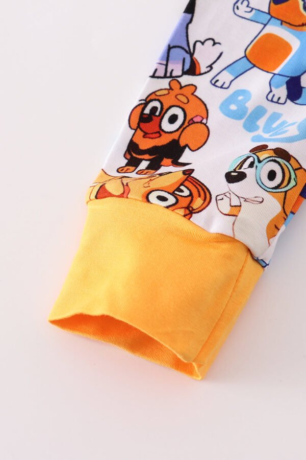 Character print bamboo 2pc pajamas set - Image 4